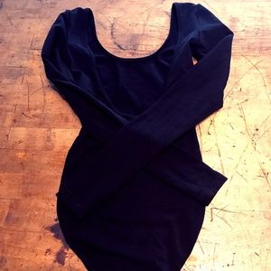 American Apparel Long Sleeve Dancer Bodysuit - NEW